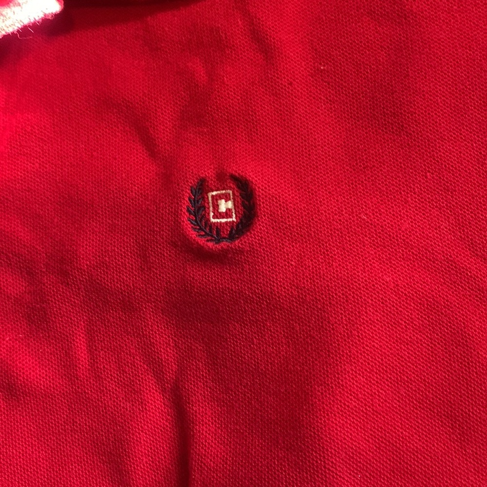 Mens Chaps Red XXL Polo - Picture 3 of 3
